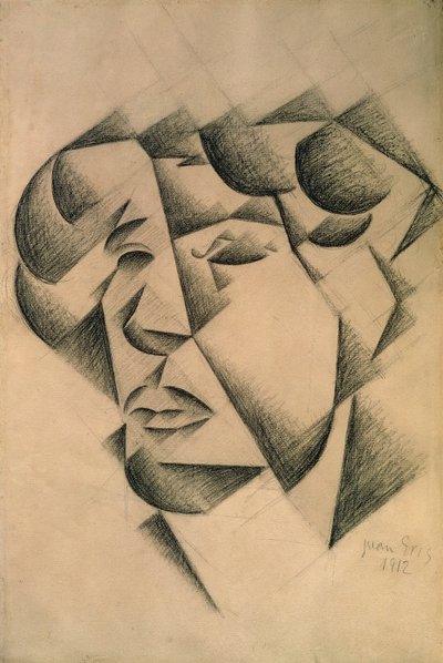 Selbstporträt, 1912 von Juan Gris